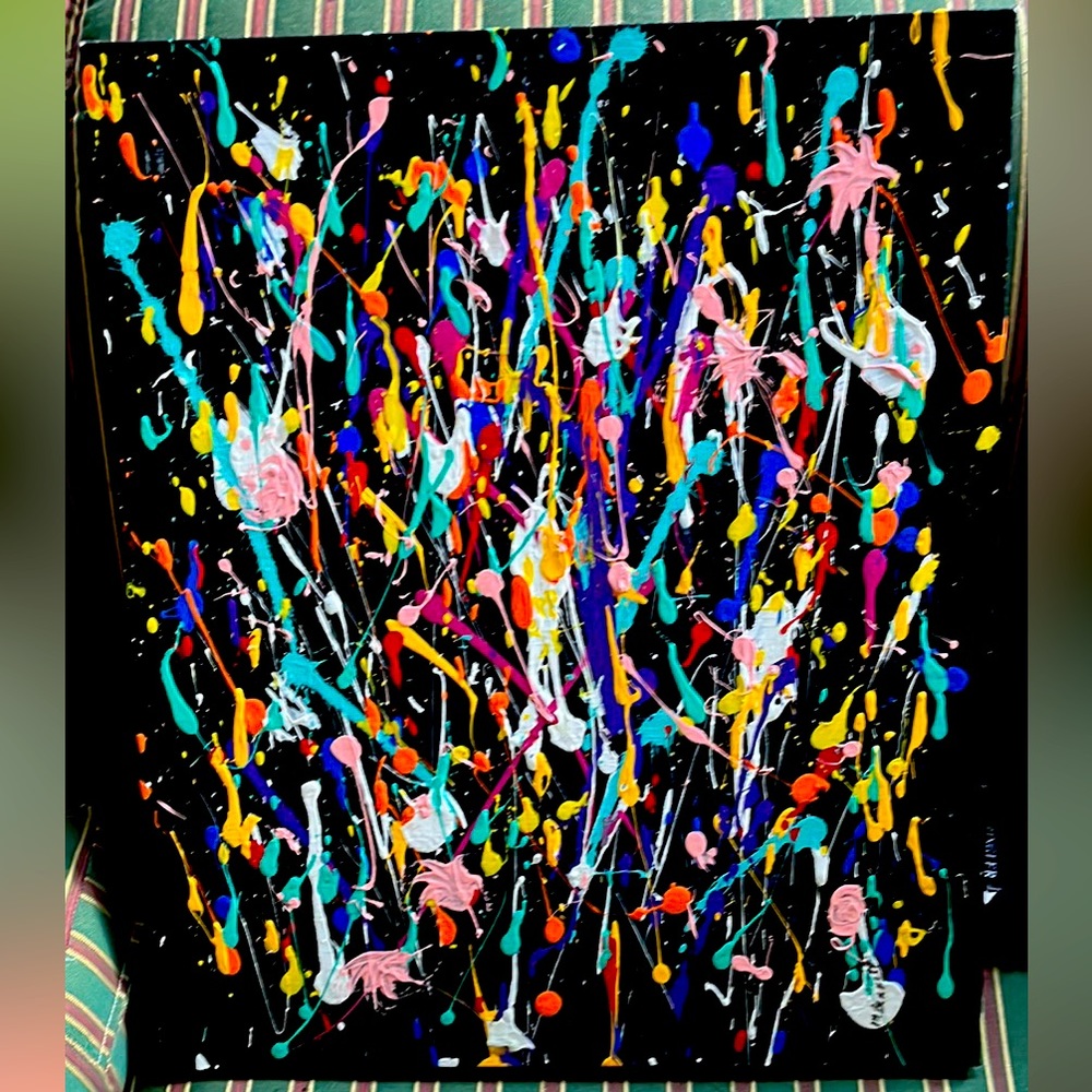 Acrylic painting. ‘CELEBRATION’